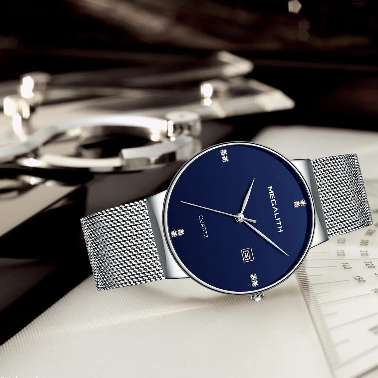 0047M | Quartz Men Watch | Mesh Band