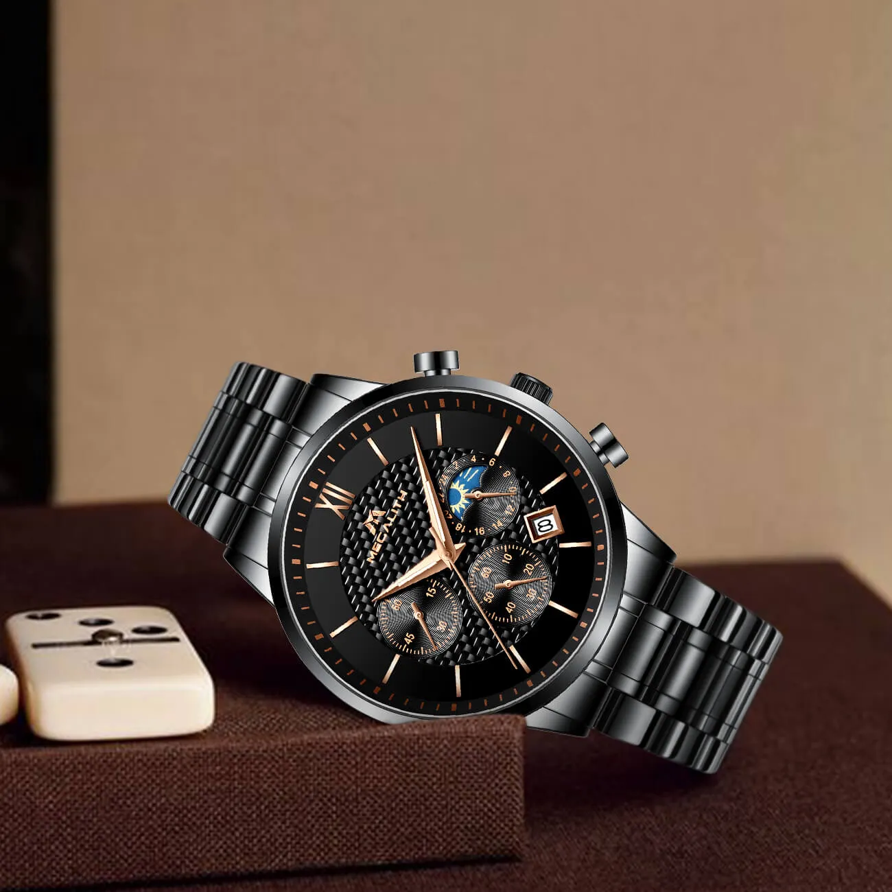 8025M | Quartz Men Watch | Stainless Steel Band