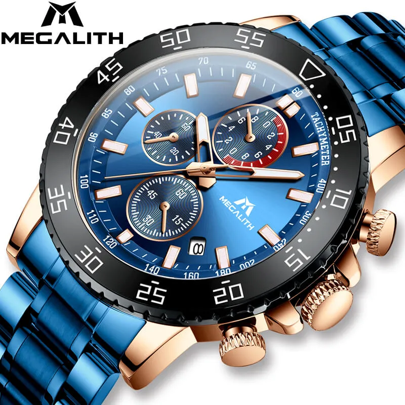 8087M | Quartz Men Watch | Stainless Steel Band