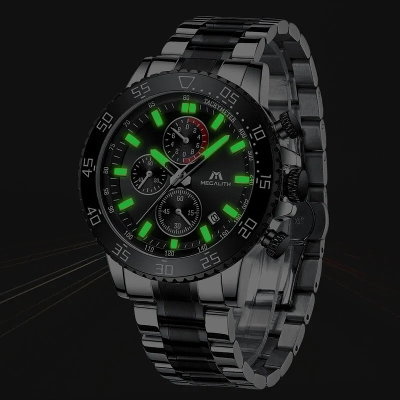 8087M | Quartz Men Watch | Stainless Steel Band