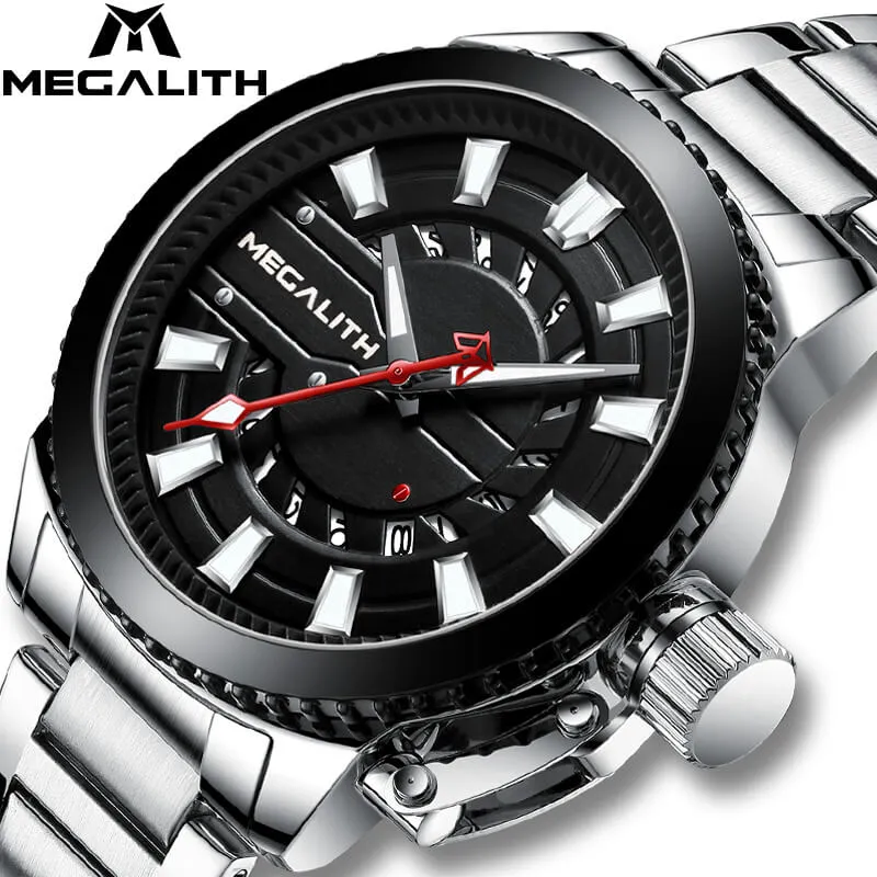 8211M | Quartz Men Watch | Stainless Steel Band