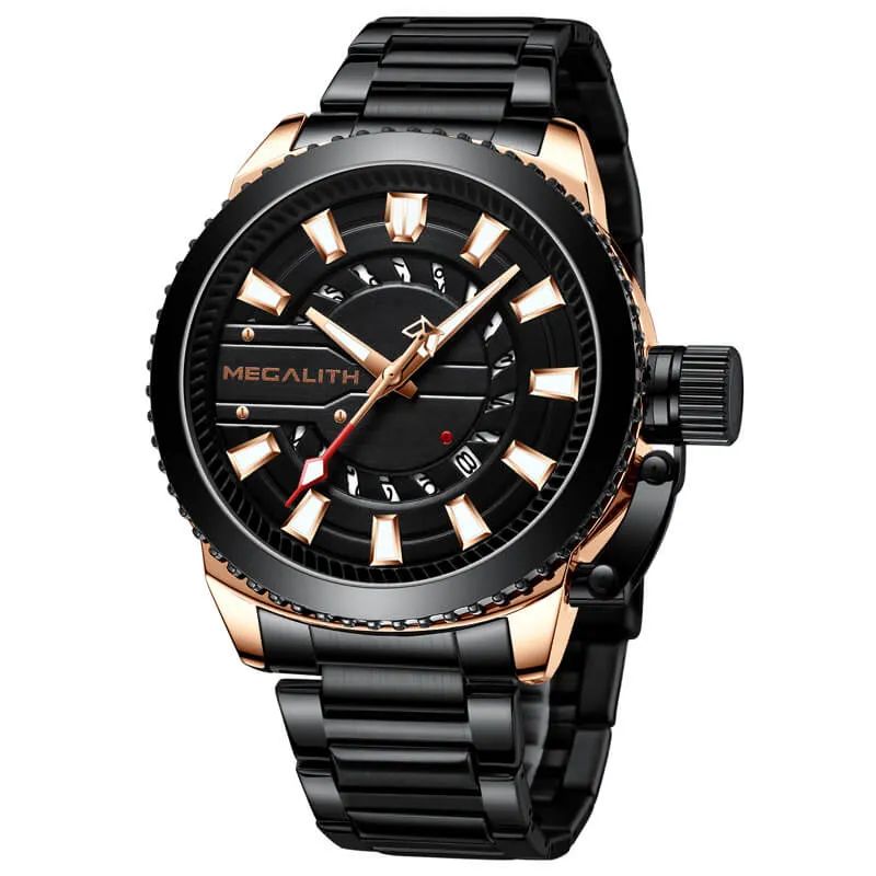 8211M | Quartz Men Watch | Stainless Steel Band