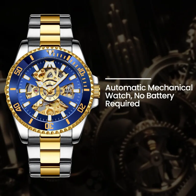 8215M | Mechanical Men Watch | Stainless Steel Band