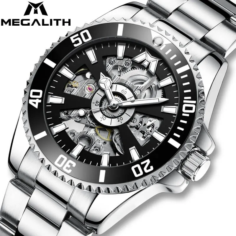 8215M | Mechanical Men Watch | Stainless Steel Band