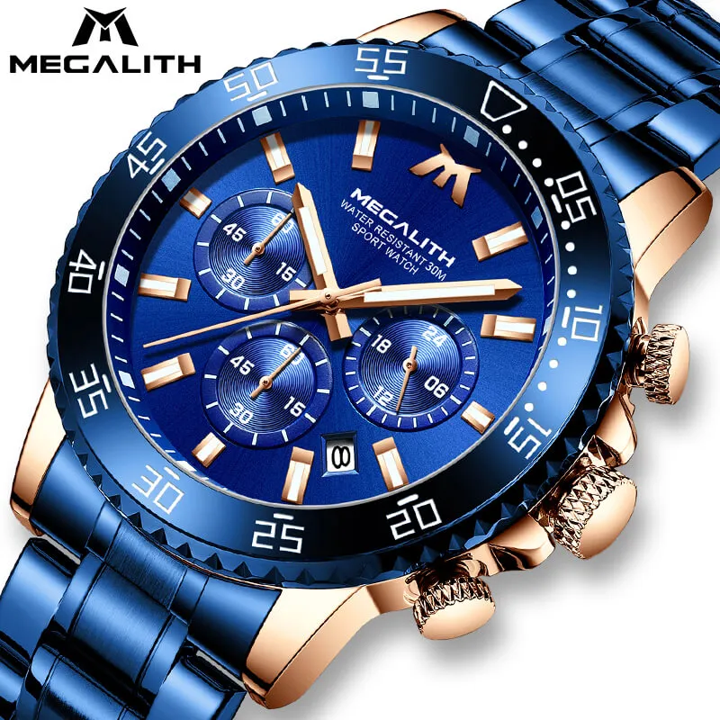 8218M | Quartz Men Watch | Stainless Steel Band