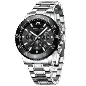 8218M | Quartz Men Watch | Stainless Steel Band