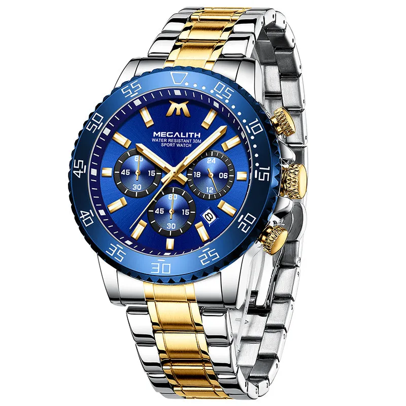 8218M | Quartz Men Watch | Stainless Steel Band