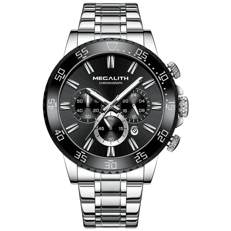 8227M | Quartz Men Watch | Stainless Steel Band