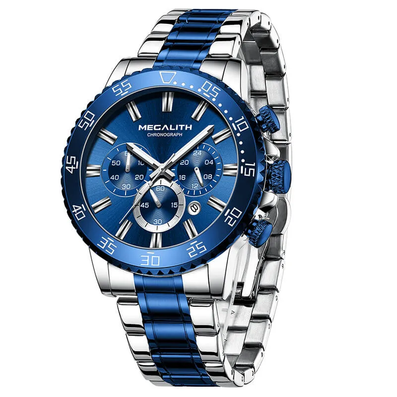 8227M | Quartz Men Watch | Stainless Steel Band