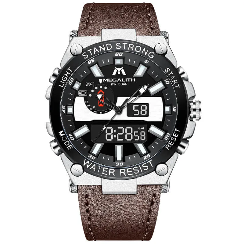 8230M | Quartz Men Watch | Leather Band