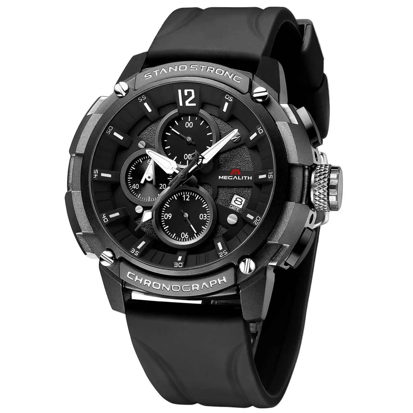 8231M | Quartz Men Watch | Rubber Band