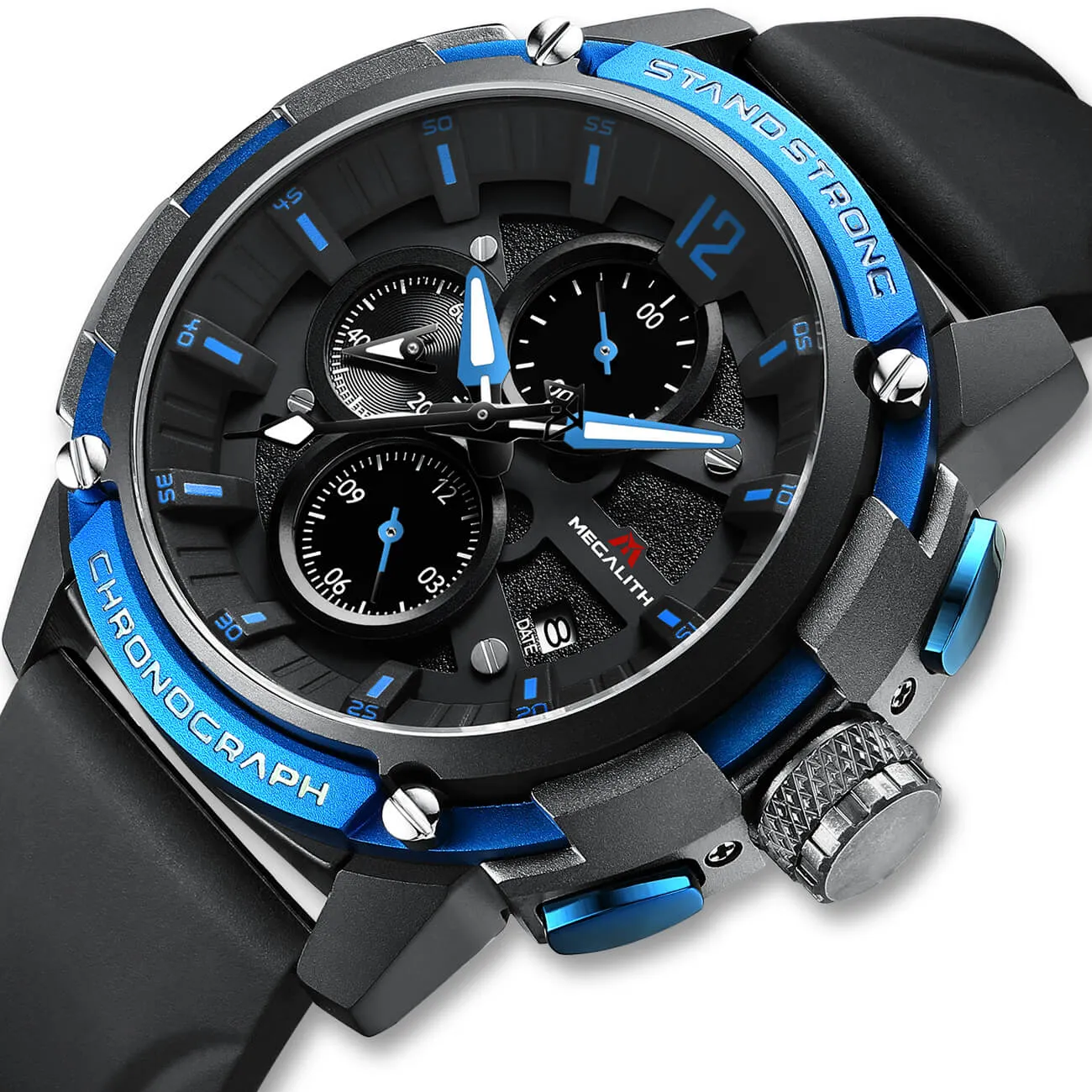 8231M | Quartz Men Watch | Rubber Band