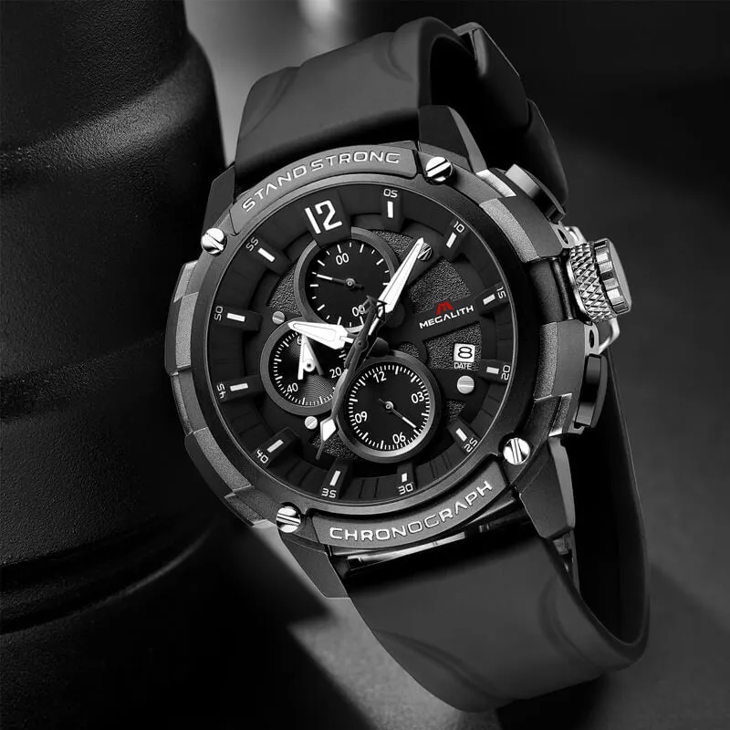 8231M | Quartz Men Watch | Rubber Band