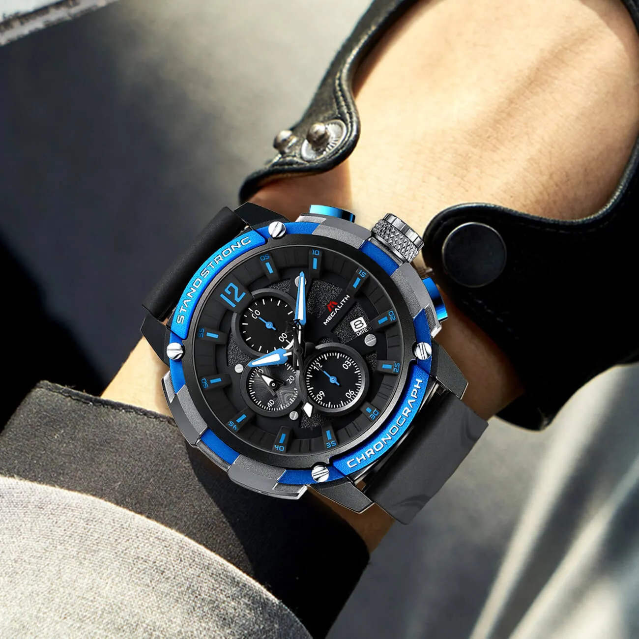 8231M | Quartz Men Watch | Rubber Band