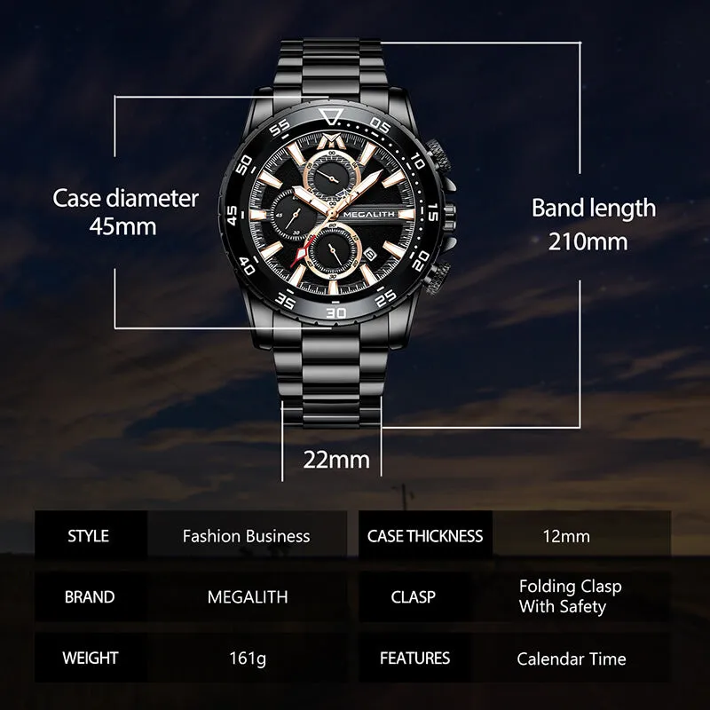 8232M | Quartz Men Watch | Stainless Steel Band