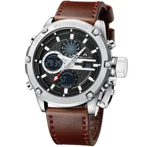 8236M | Quartz Men Watch | Leather Band