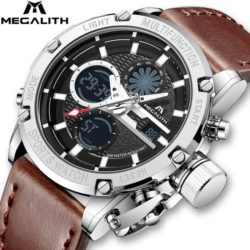 8236M | Quartz Men Watch | Leather Band