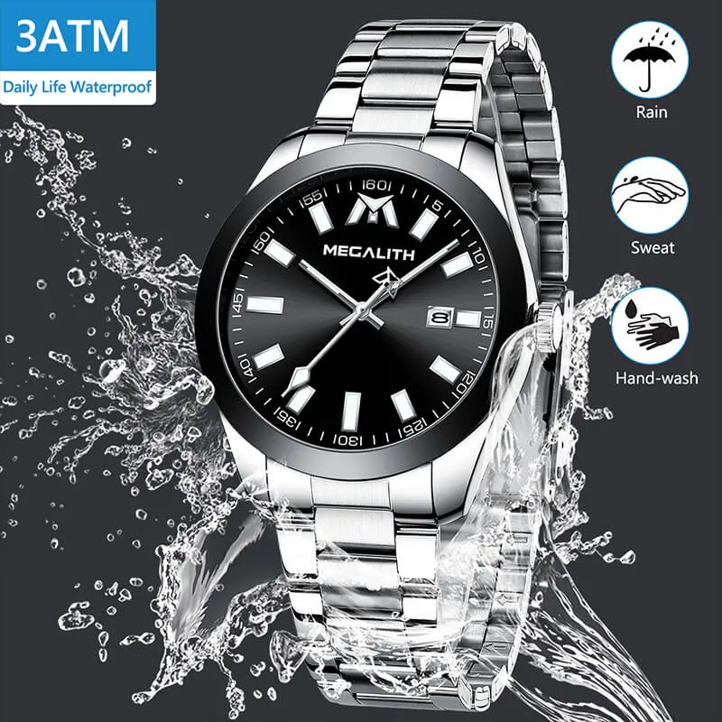 8603M | Quartz Men Watch | Stainless Steel Band