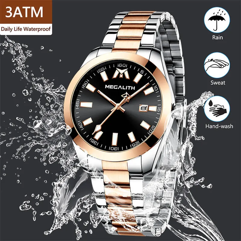 8603M | Quartz Men Watch | Stainless Steel Band