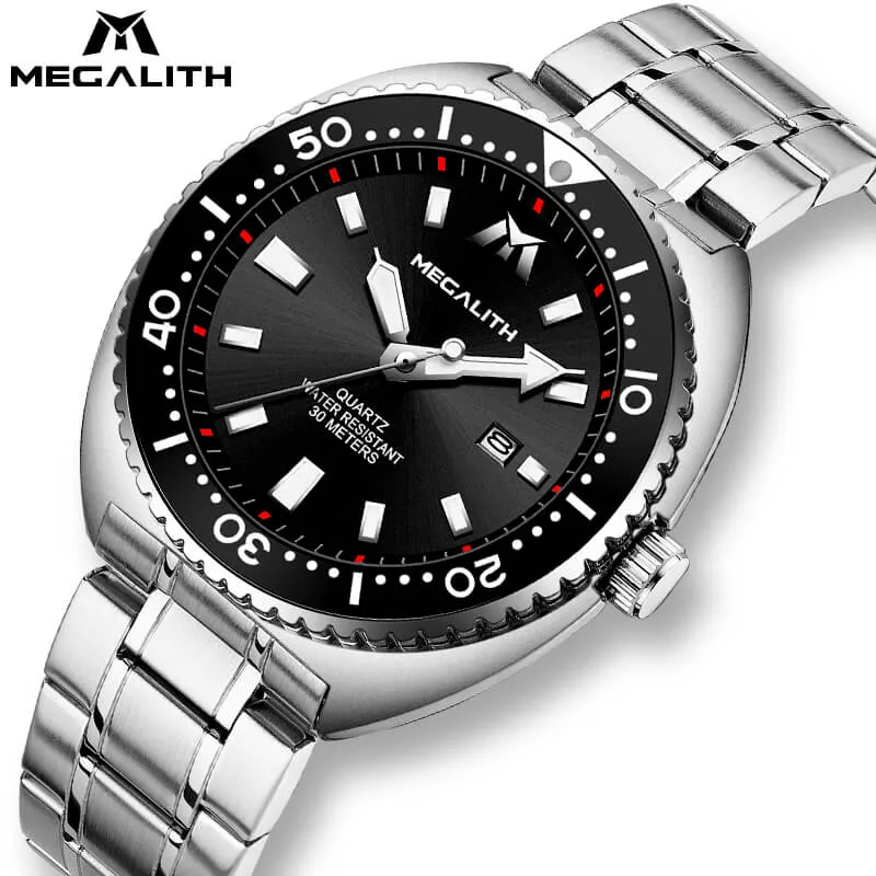 8604M | Quartz Men Watch | Stainless Steel Band