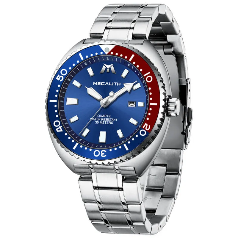 8604M | Quartz Men Watch | Stainless Steel Band