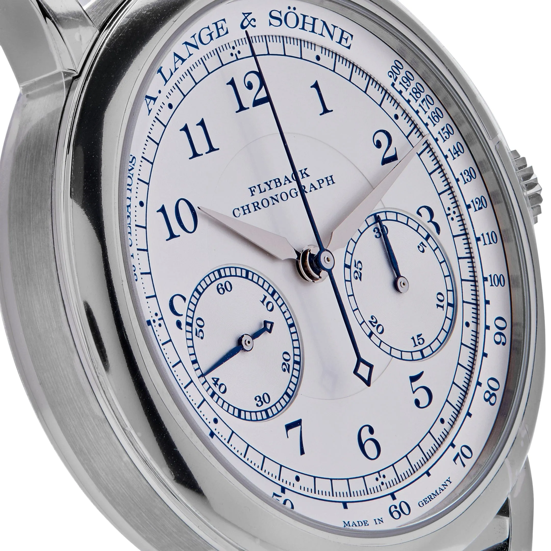 A. Lange & Söhne 1815 Chronograph 414.026 White Gold Silver Dial