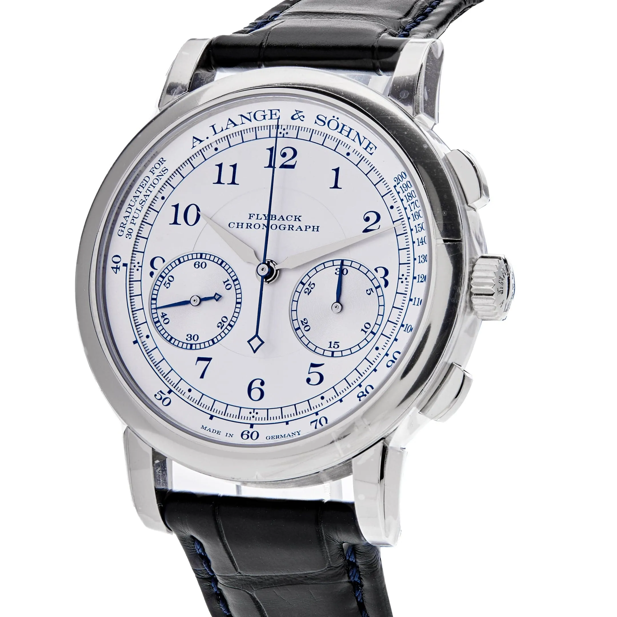 A. Lange & Söhne 1815 Chronograph 414.026 White Gold Silver Dial