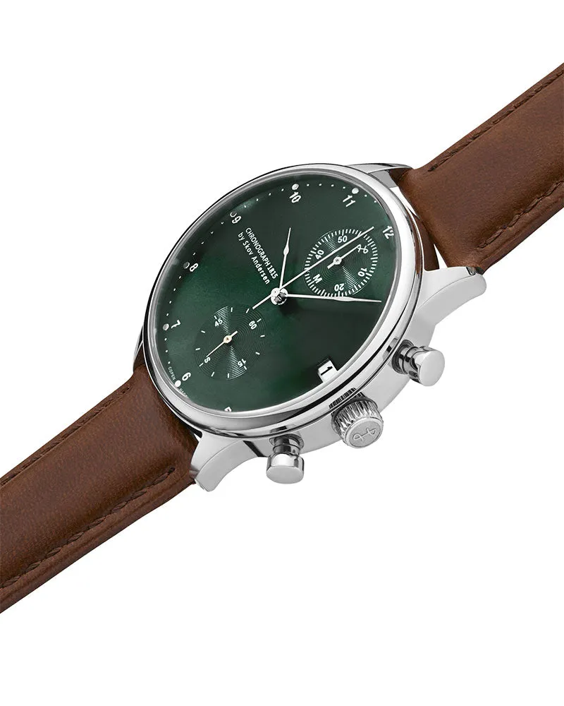 About Vintage 1815 Chronograph Steel / Green Watch