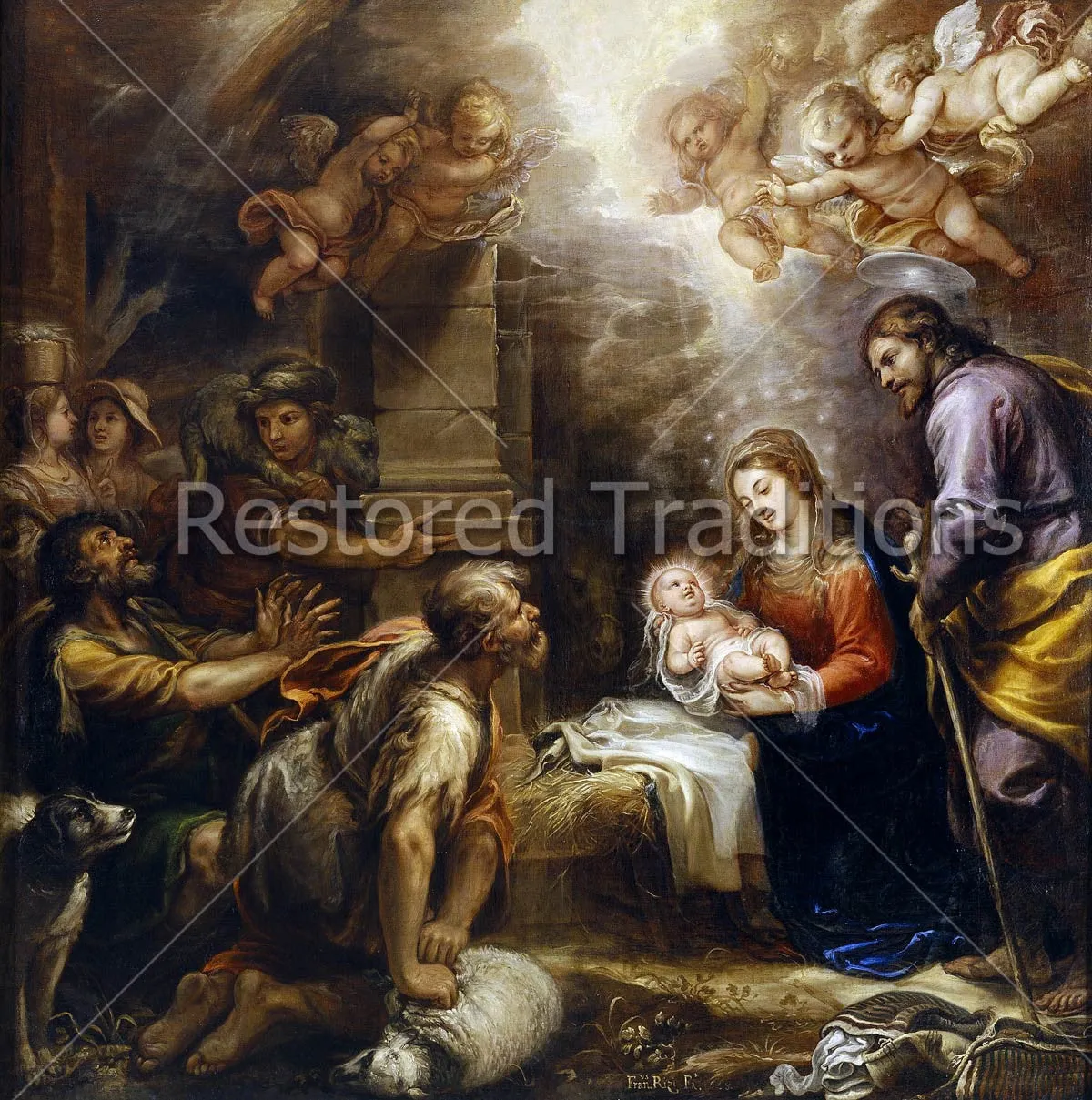 Adoration of the Shepherds - Rizi