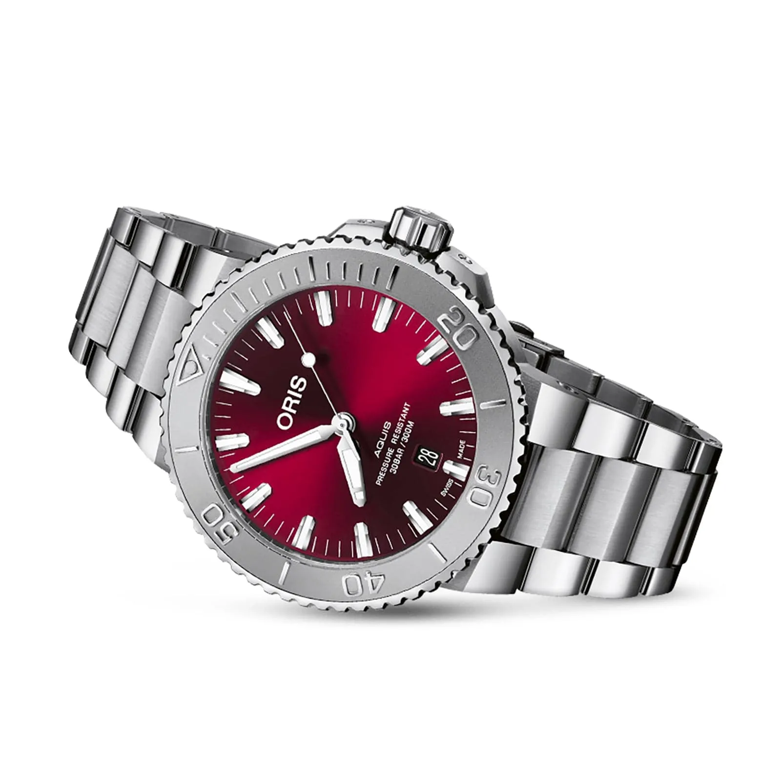 Aquis Date Relief Cherry Edition (43.5mm)