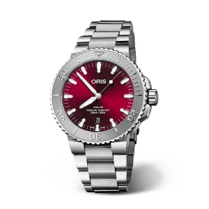 Aquis Date Relief Cherry Edition (43.5mm)