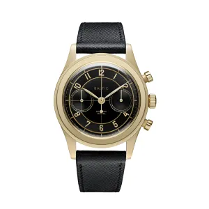 BALTIC BICOMPAX 002 GOLD PVD (STITCHED SAFFIANO BLACK)