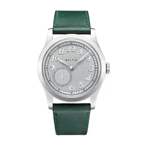 BALTIC MR CLASSIC SILVER (STITCHED GREEN)