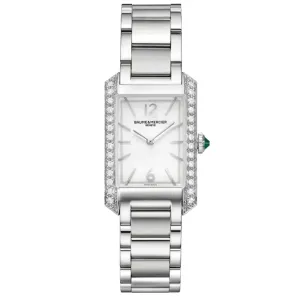 Baume & Mercier Ladies White Hampton Watch 10631