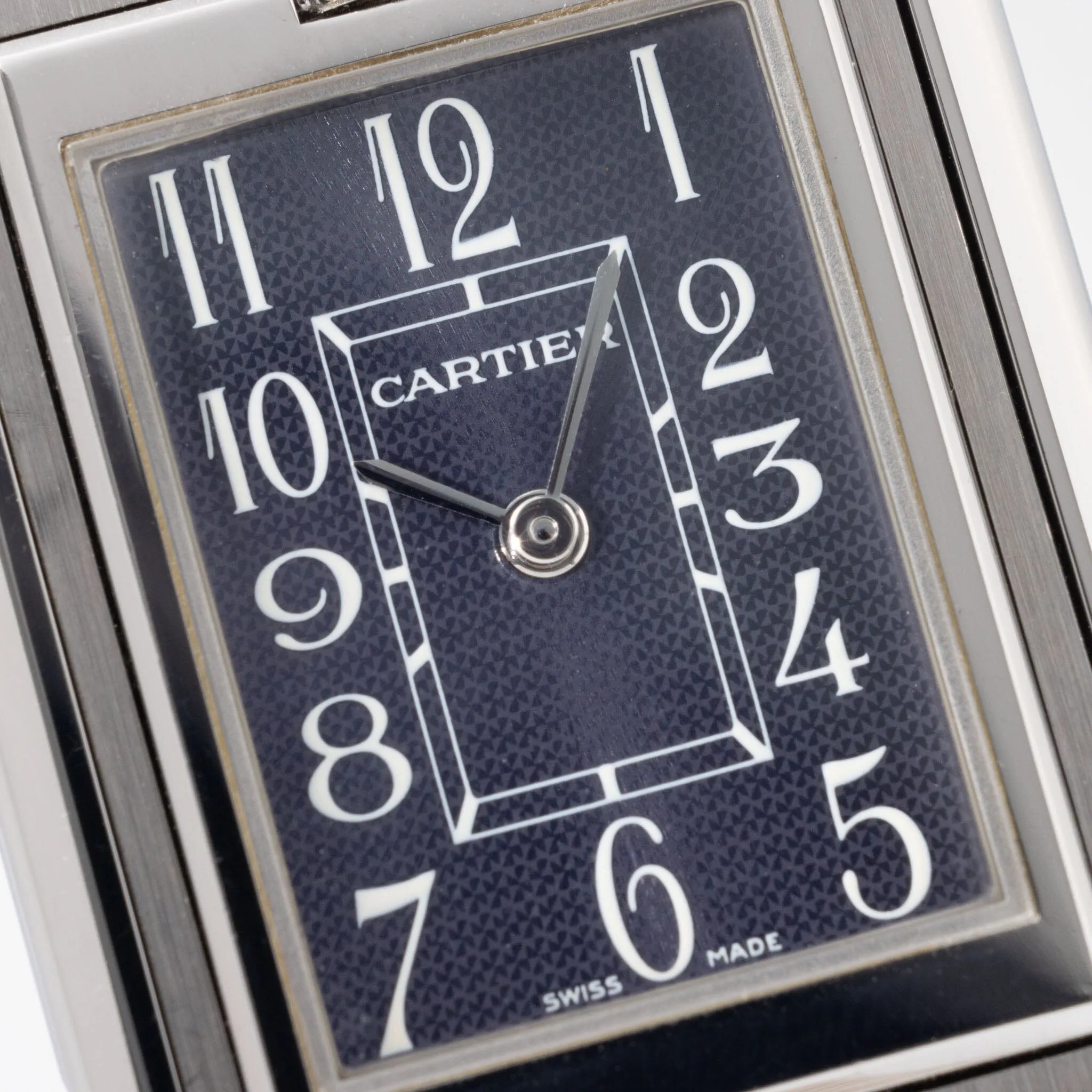 Cartier Tank Basculante Slate Grey Dial Ref 2405