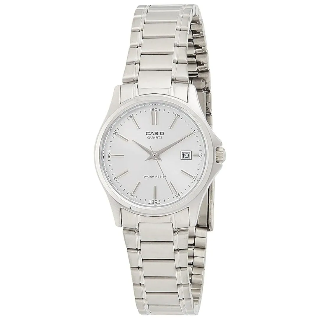 Casio LTP-1183A-7ADF Ladies Silver Analog Watch