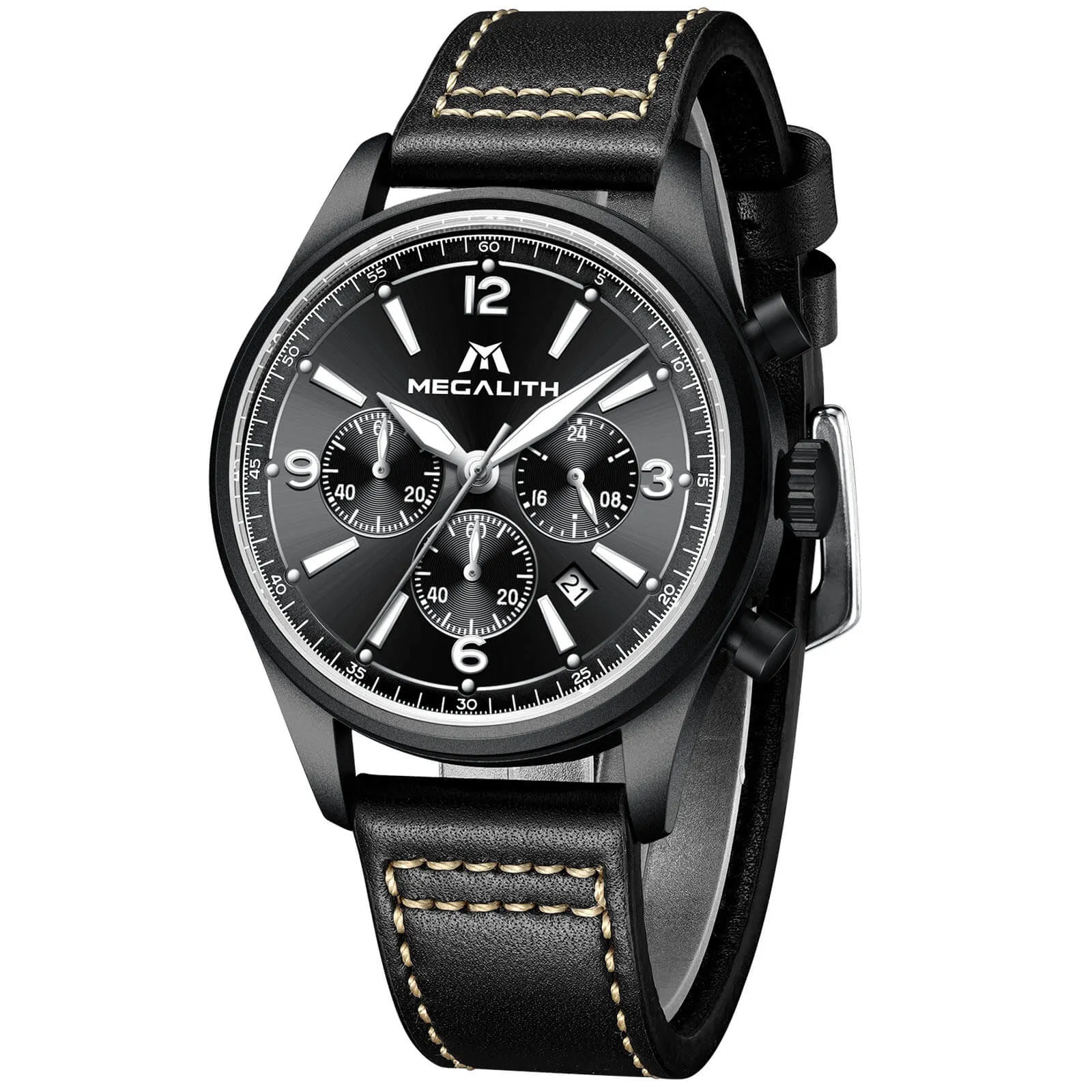 Chronograph Watch | Leather Band | 8246M