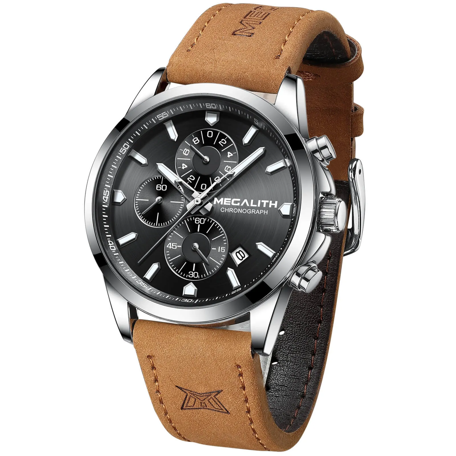 Chronograph Watch | Leather Band | 8272M