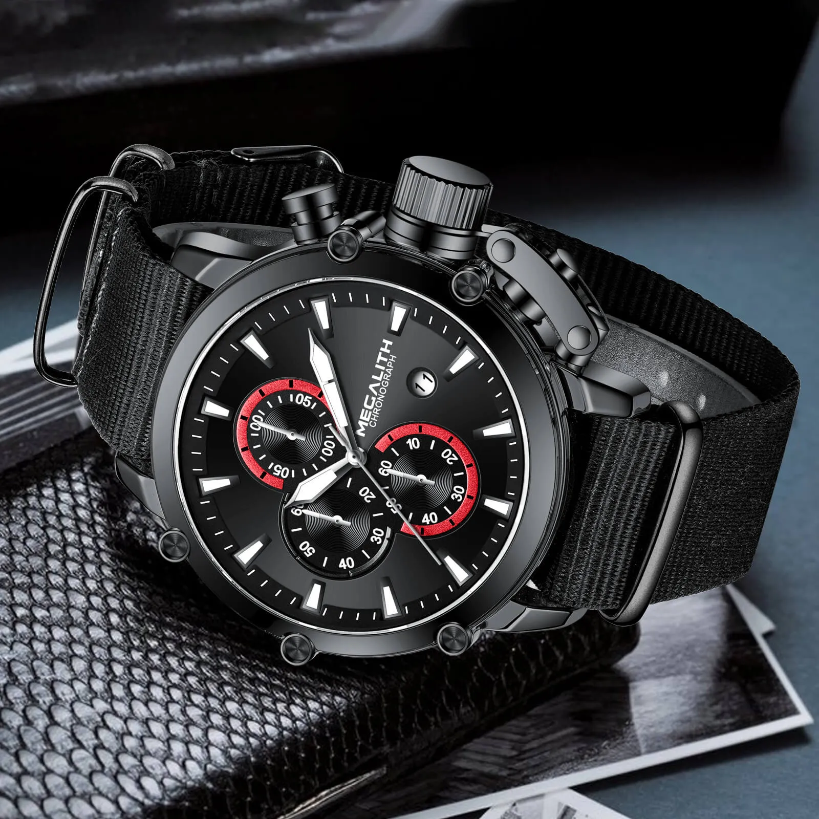 Chronograph Watch | Nylon Band | 8262M