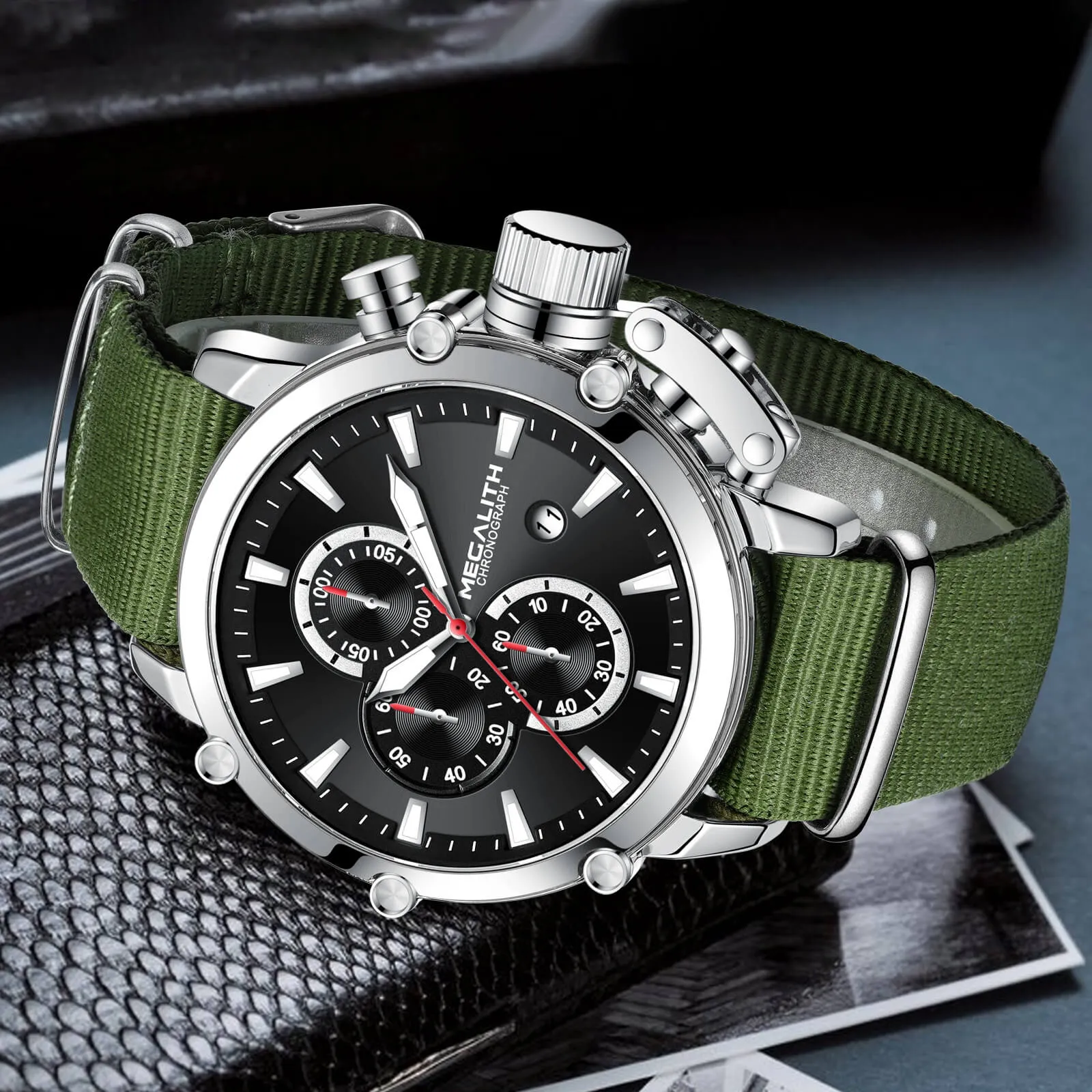 Chronograph Watch | Nylon Band | 8262M