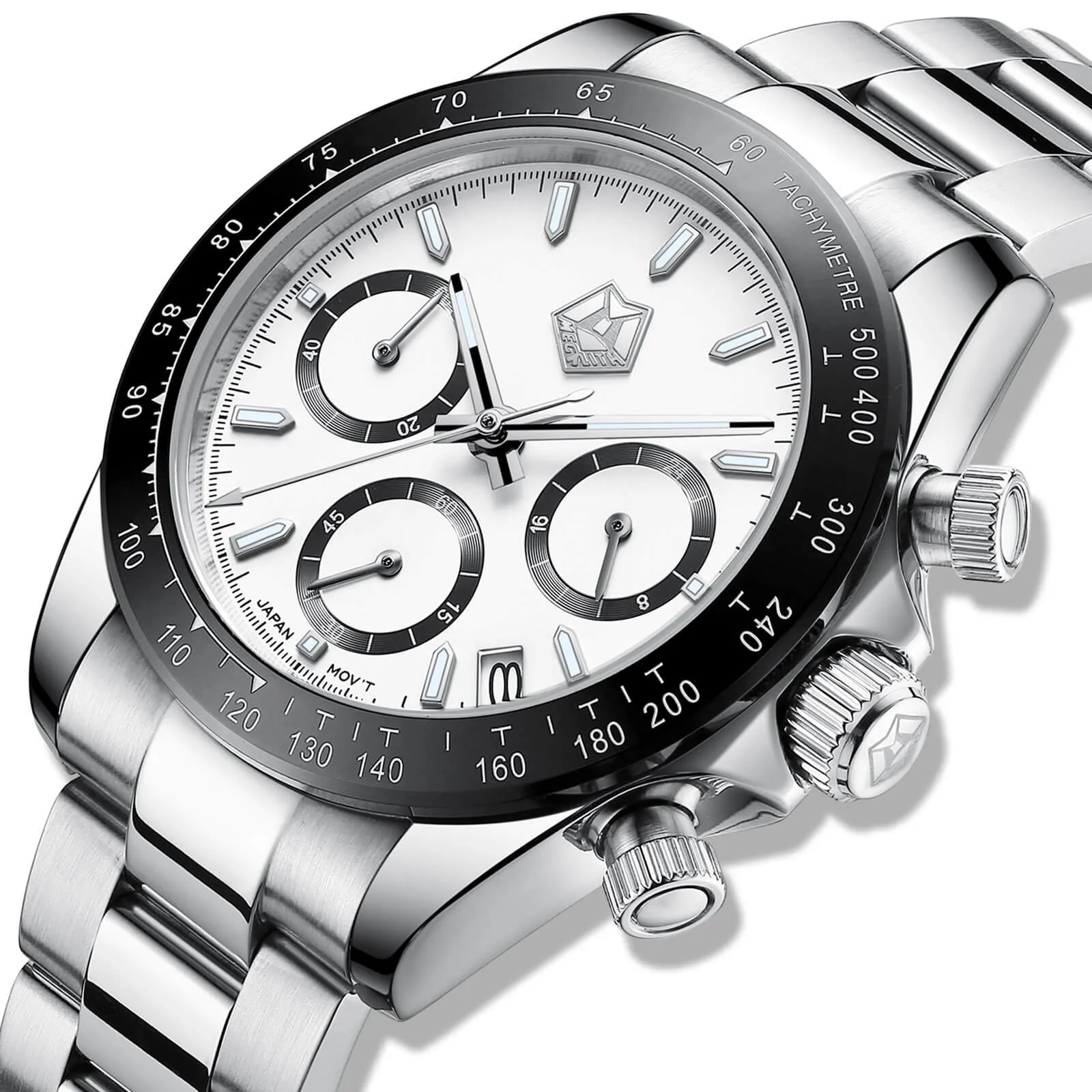 Chronograph Watch | Solid Steel | 8389M