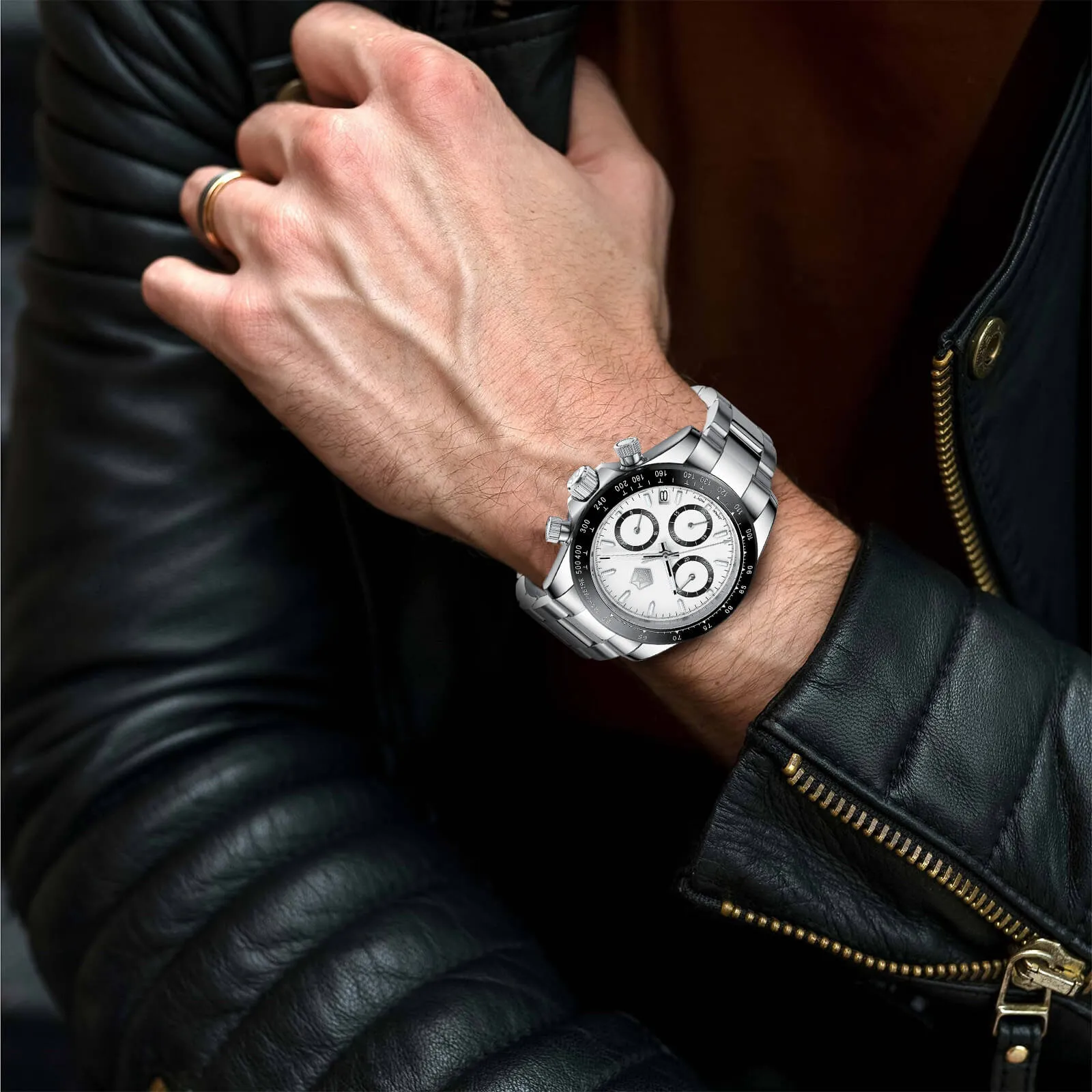 Chronograph Watch | Solid Steel | 8389M