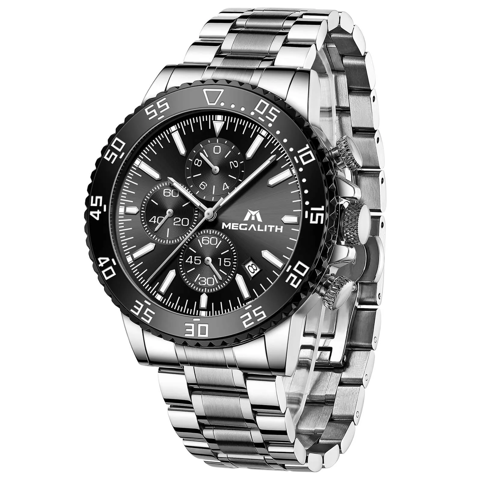 Chronograph Watch | Stainless Steel Band | 8259M