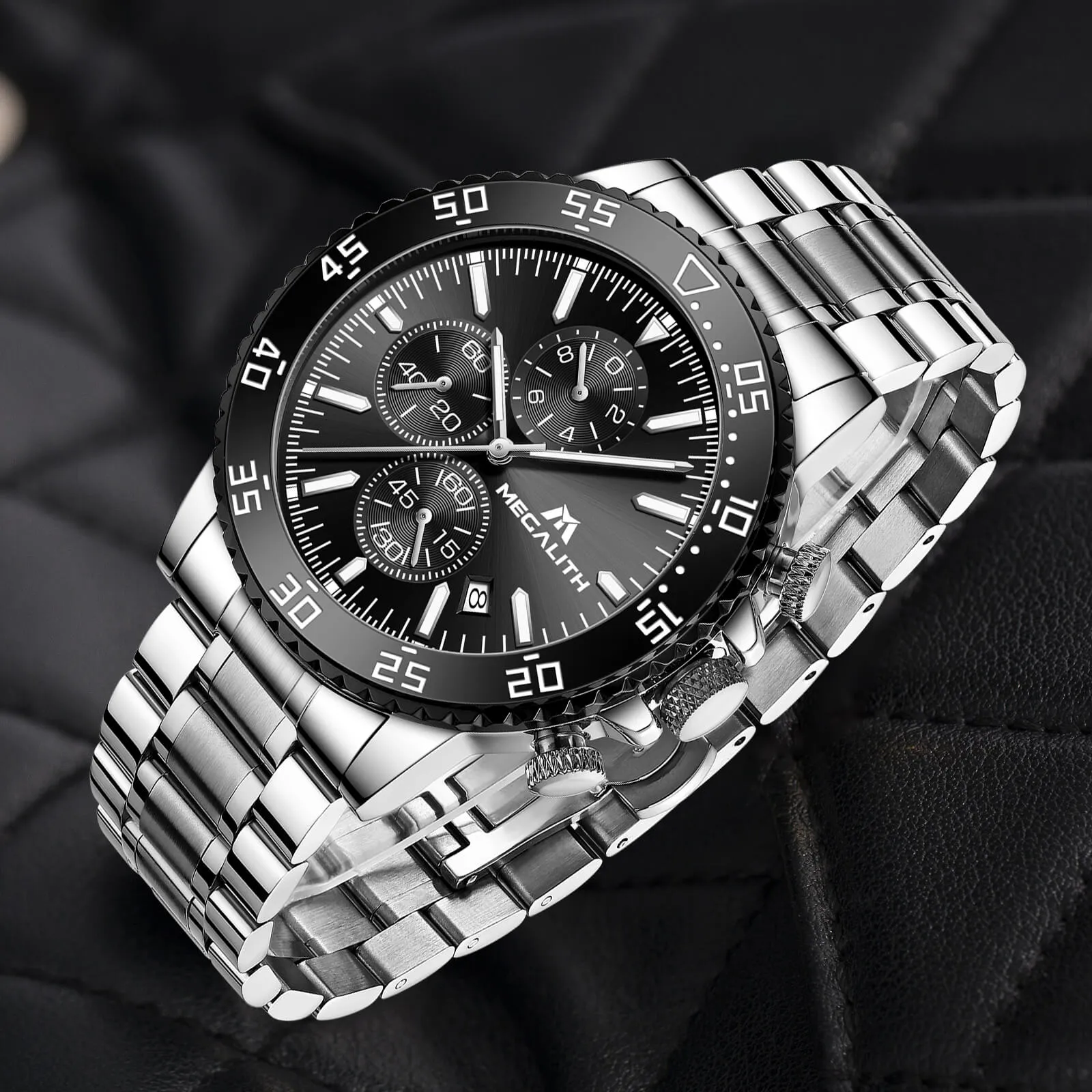 Chronograph Watch | Stainless Steel Band | 8259M