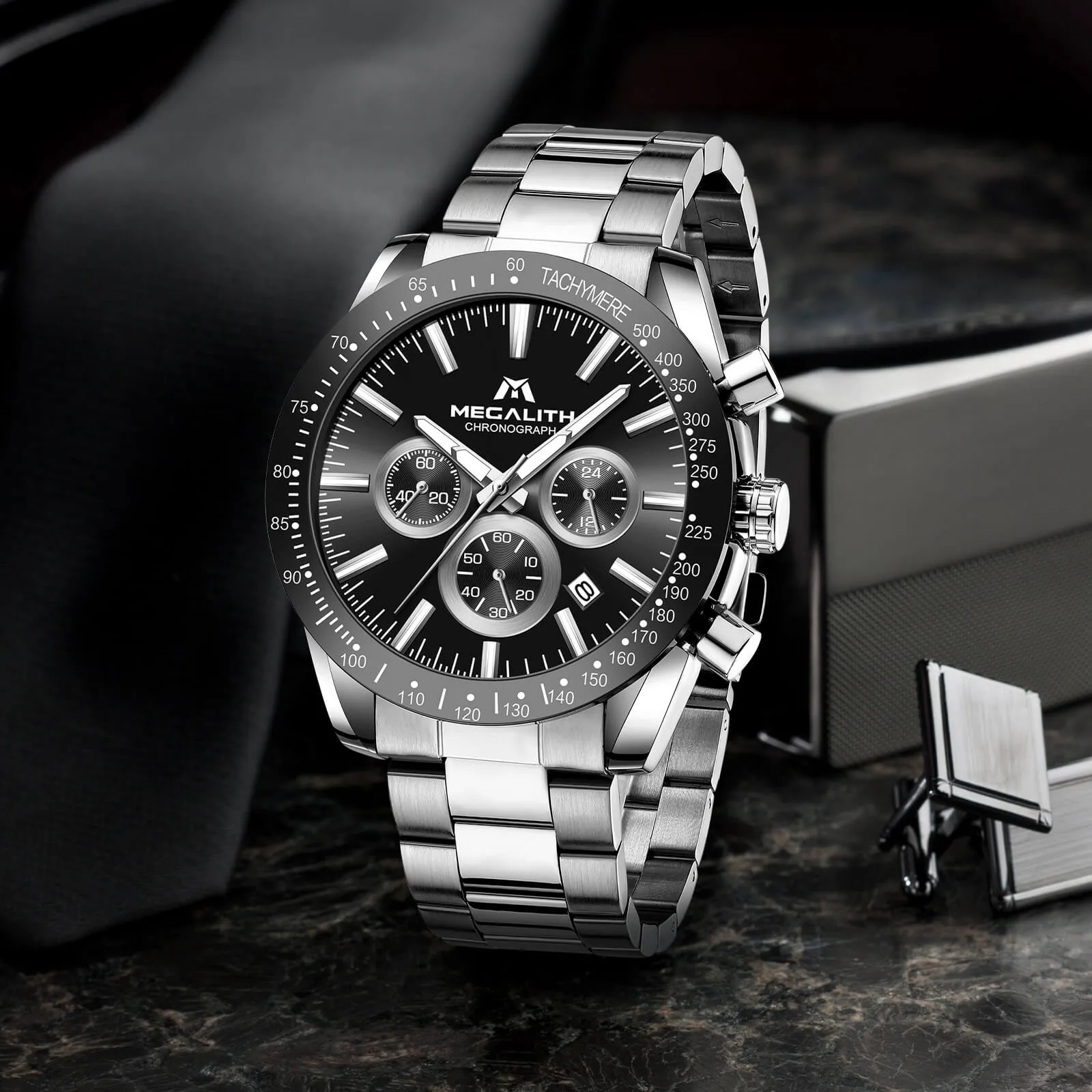 Chronograph Watch | Stainless Steel Band | 8270M