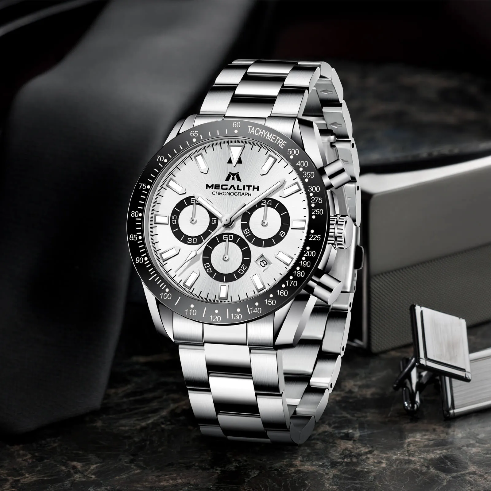 Chronograph Watch | Stainless Steel Band | 8273M