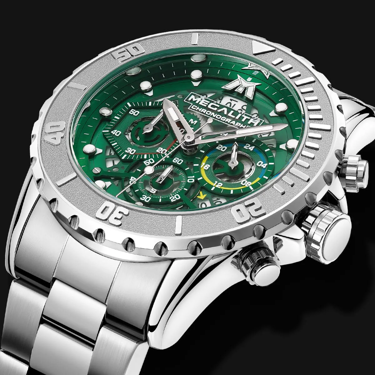 Chronograph Watch | Stainless Steel Band | 8288M