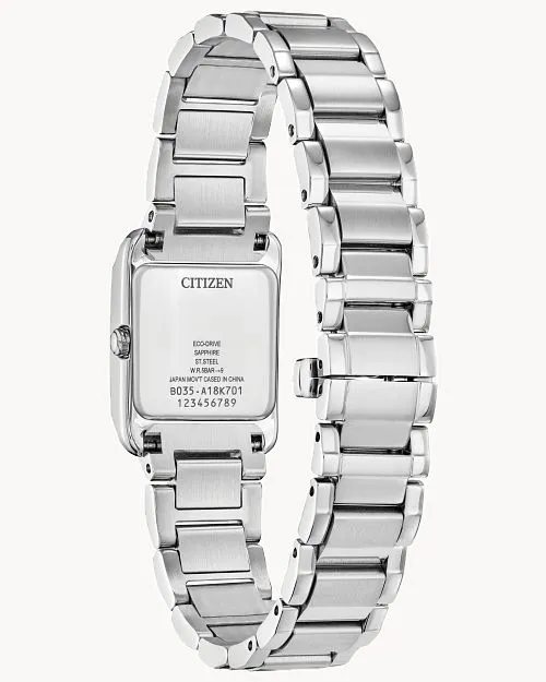 Citizen Bianca Blue Dial Stainless Steel Bracelet Watch EW5591-51L