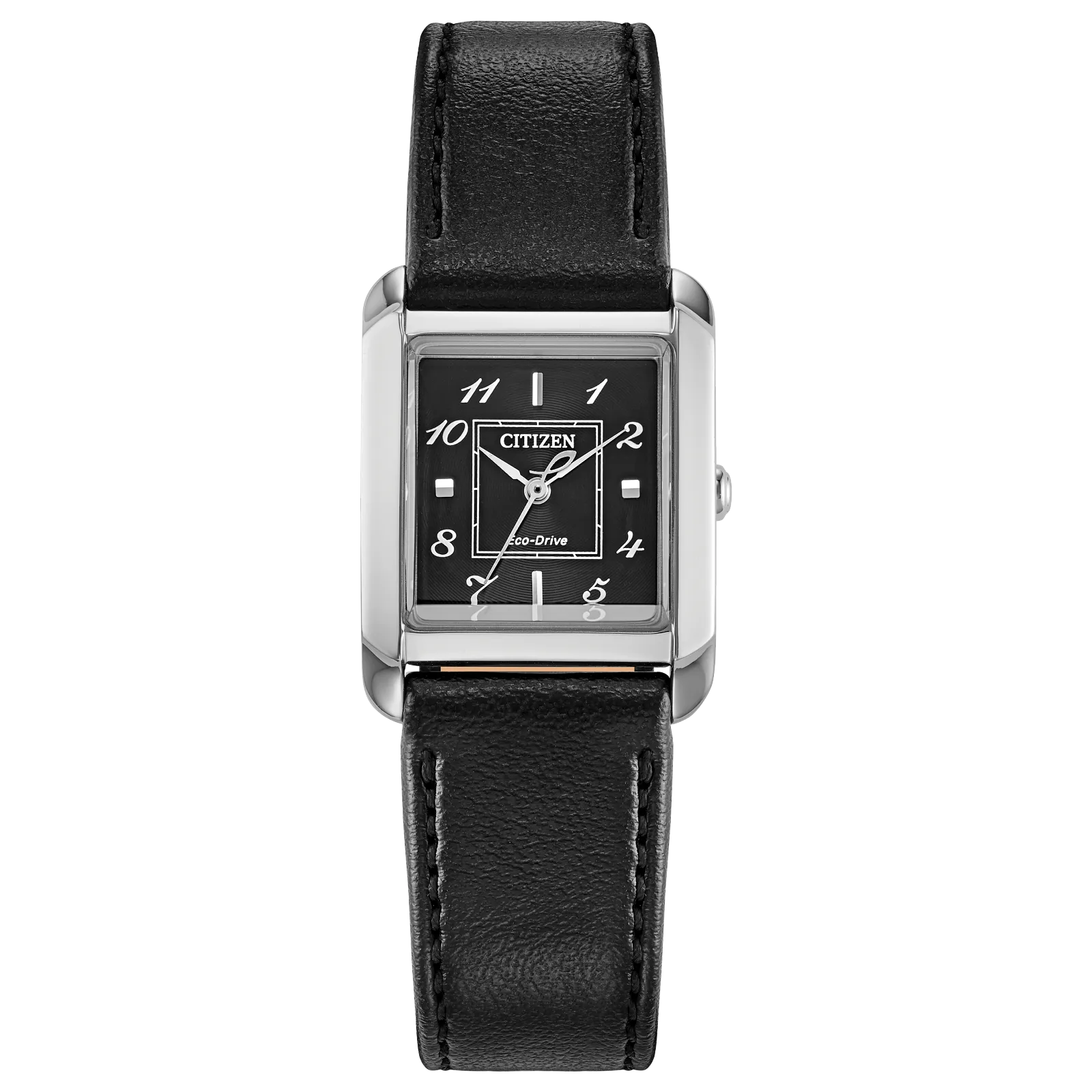 Citizen Eco Drive Bianca with Black Leather Strap Watch EW5600-01E