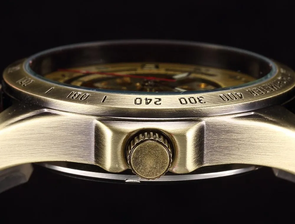 DE CRU Automatic Skeleton Vintage Watch